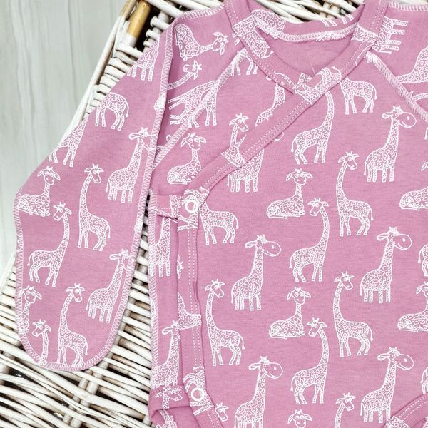 Боді-запах "жирафи на рожевому" Т12/1 І56 жирафи на рожевому